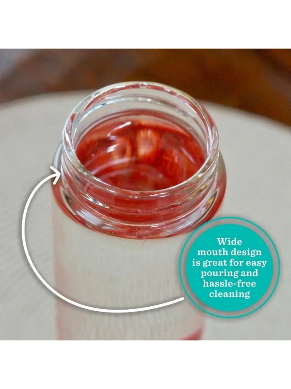 16oz Wide Mouth Glass Juice Bottles with Stainless Steel Lids - Eco-Friendly